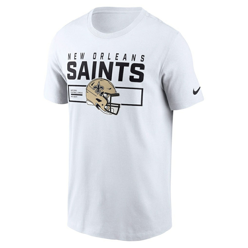 New Orleans Saints Primetime Helmet Essential T-Shirt - White online