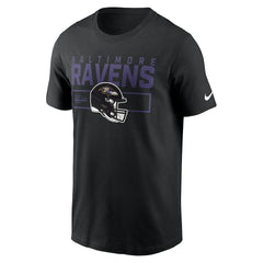 Baltimore Ravens Primetime Helmet Essential T-Shirt - Black discount