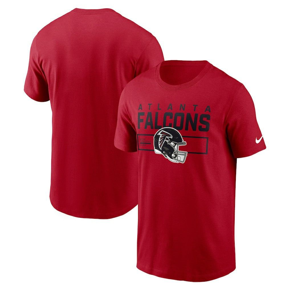 Atlanta Falcons Primetime Helmet Essential T-Shirt - Red sale