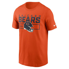 Chicago Bears Primetime Helmet Essential T-Shirt - Orange outlet