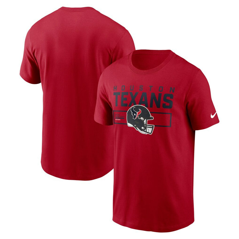Houston Texans Primetime Helmet Essential T-Shirt - Red cheap
