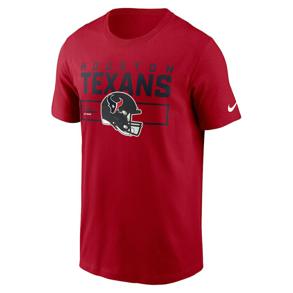 Houston Texans Primetime Helmet Essential T-Shirt - Red cheap