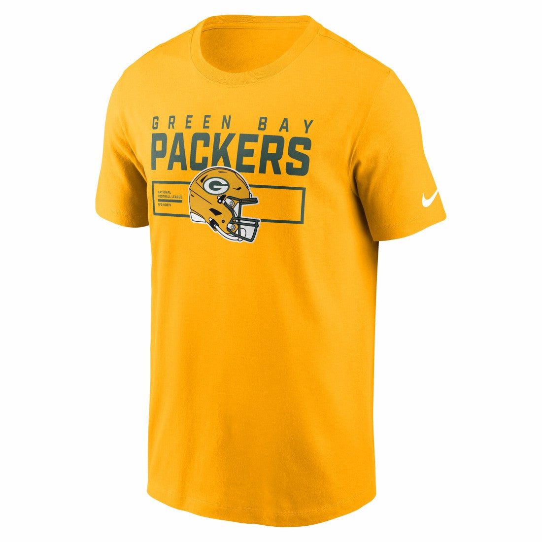 Green Bay Packers Primetime Helmet Essential T-Shirt - Gold online