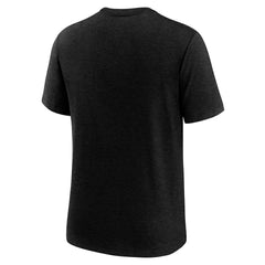 New Orleans Saints Long Pass Tri-Blend T-Shirt - Heather Black online