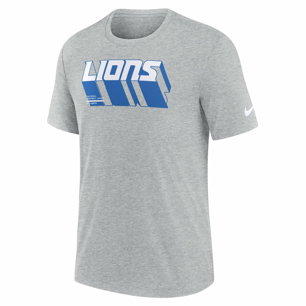 Detroit Lions Long Pass Tri-Blend T-Shirt - Heather Gray cheap