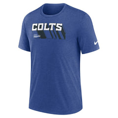 Indianapolis Colts Long Pass Tri-Blend T-Shirt - Heather Royal outlet