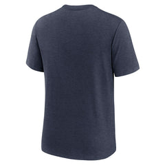 Chicago Bears Long Pass Tri-Blend T-Shirt - Heather Navy discount