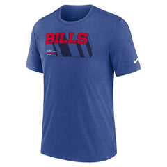 Buffalo Bills Long Pass Tri-Blend T-Shirt - Heather Royal online