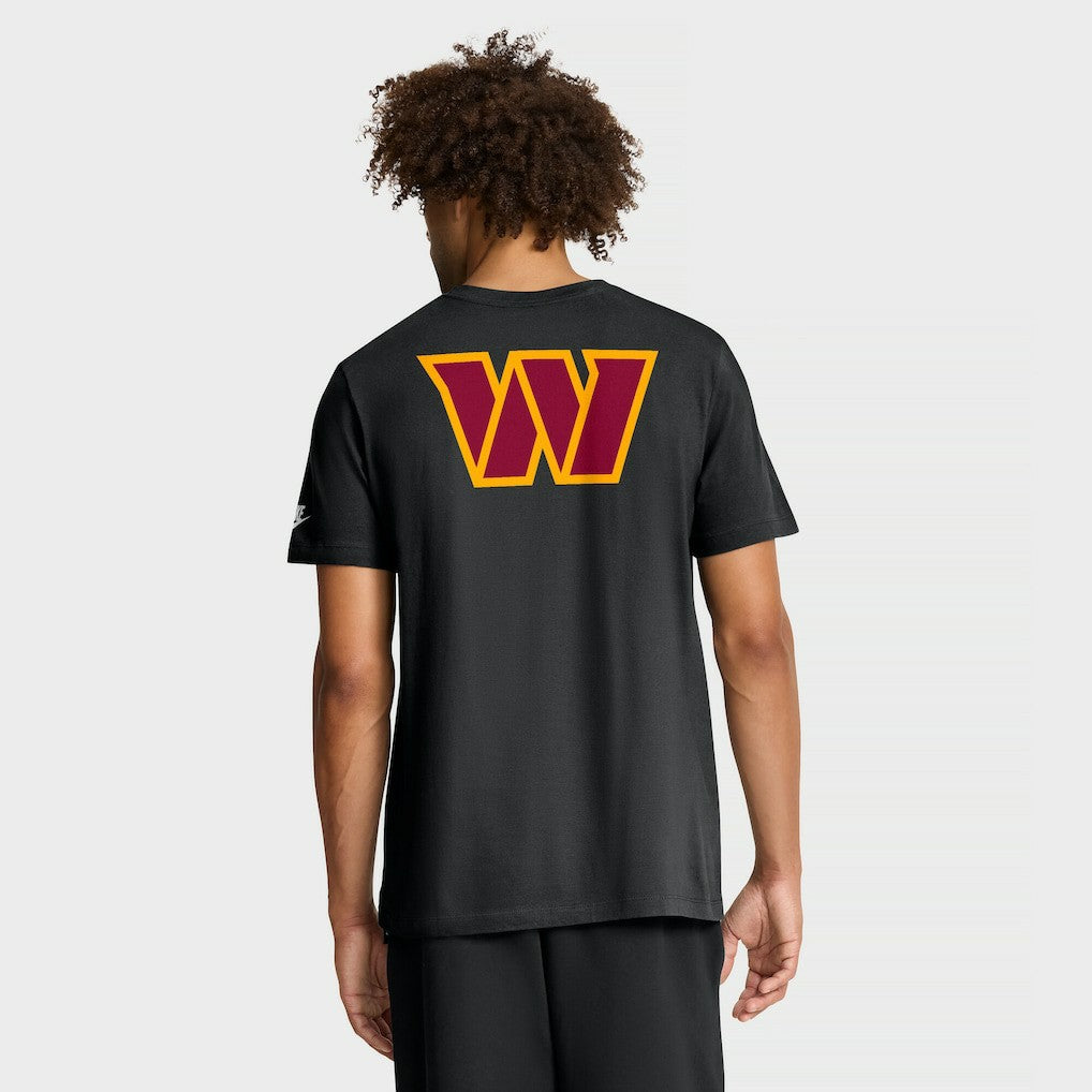 Washington Commanders Rewind Front and Back Hit Essential T-Shirt - Black outlet