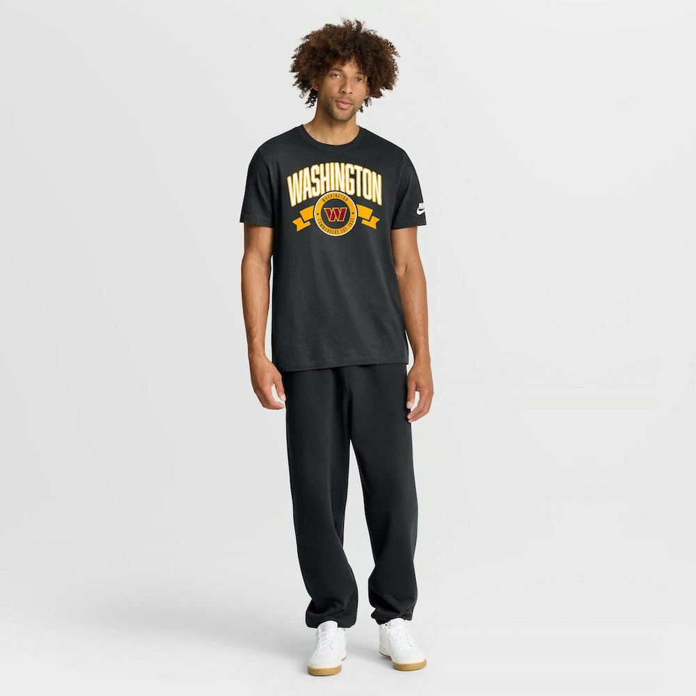 Washington Commanders Rewind Front and Back Hit Essential T-Shirt - Black outlet