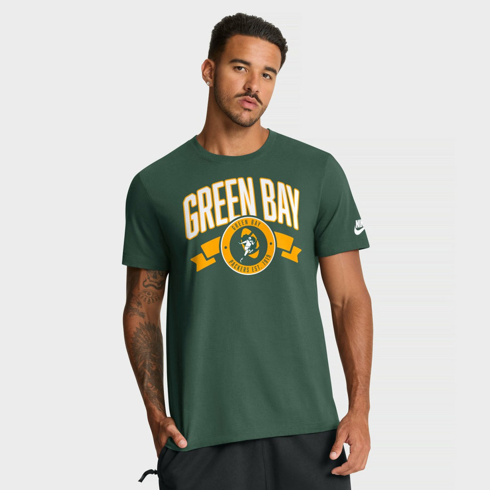 Green Bay Packers Rewind Front and Back Hit Essential T-Shirt - Green online