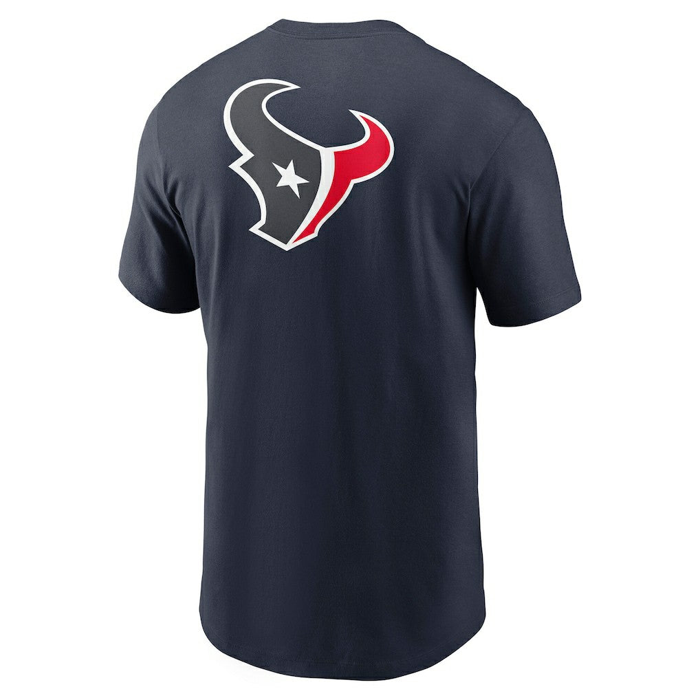Houston Texans Rewind Front and Back Hit Essential T-Shirt - Navy online