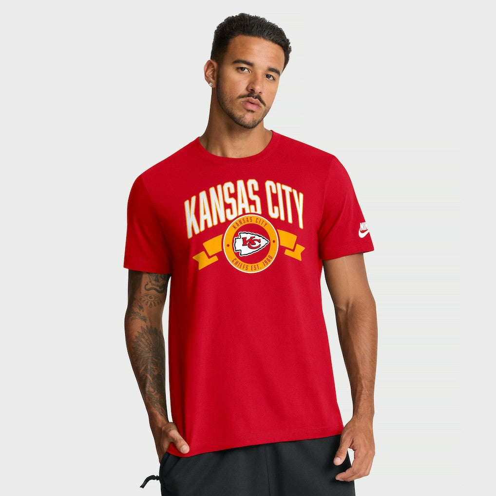 Kansas City Chiefs Rewind Front and Back Hit Essential T-Shirt - Red cheap