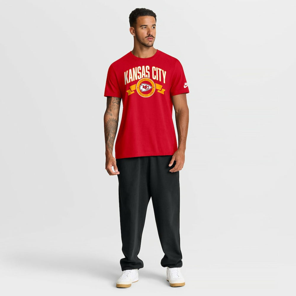 Kansas City Chiefs Rewind Front and Back Hit Essential T-Shirt - Red cheap