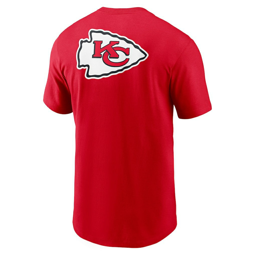 Kansas City Chiefs Rewind Front and Back Hit Essential T-Shirt - Red cheap