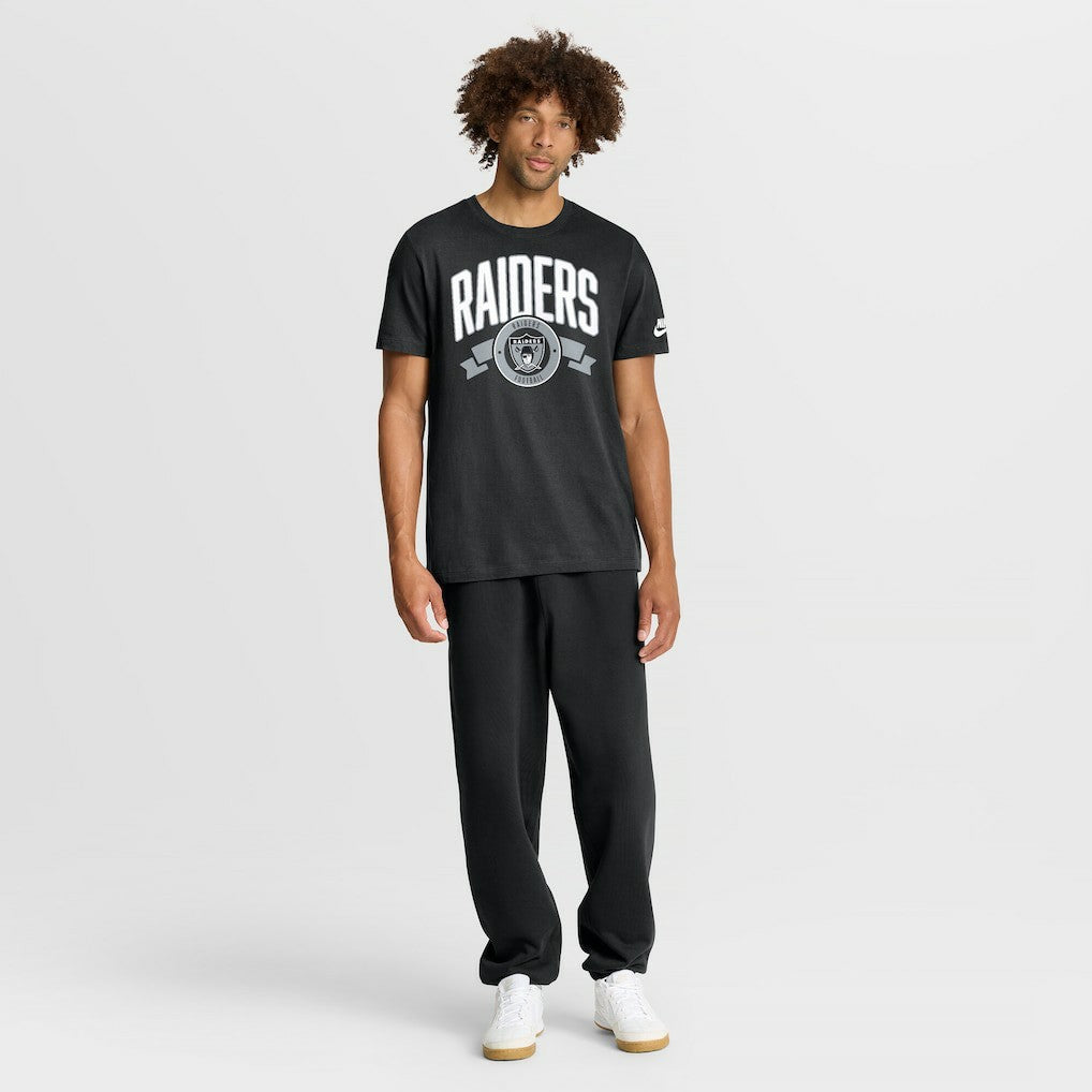 Las Vegas Raiders Rewind Front and Back Hit Essential T-Shirt - Black cheap