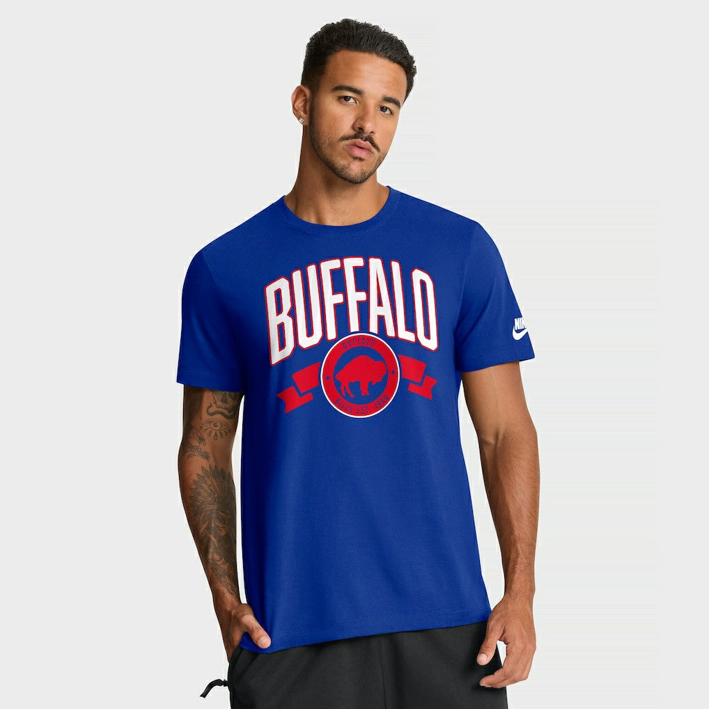Buffalo Bills Rewind Front and Back Hit Essential T-Shirt - Royal cheap