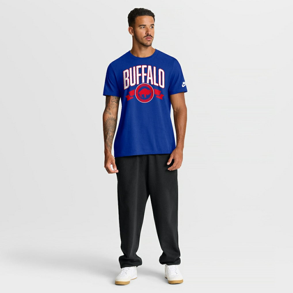 Buffalo Bills Rewind Front and Back Hit Essential T-Shirt - Royal cheap