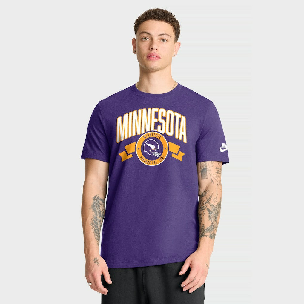 Minnesota Vikings Rewind Front and Back Hit Essential T-Shirt - Purple sale