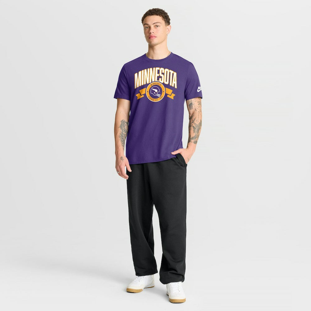 Minnesota Vikings Rewind Front and Back Hit Essential T-Shirt - Purple sale