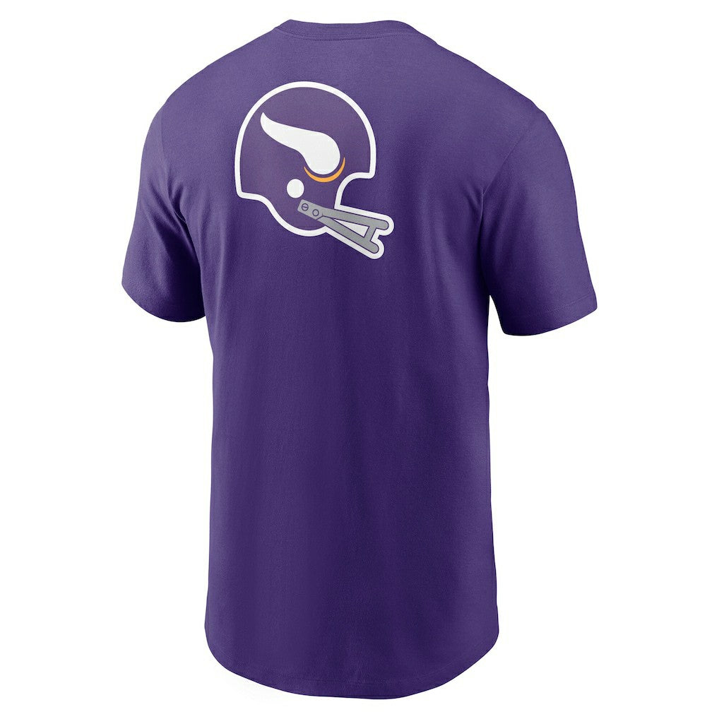 Minnesota Vikings Rewind Front and Back Hit Essential T-Shirt - Purple sale