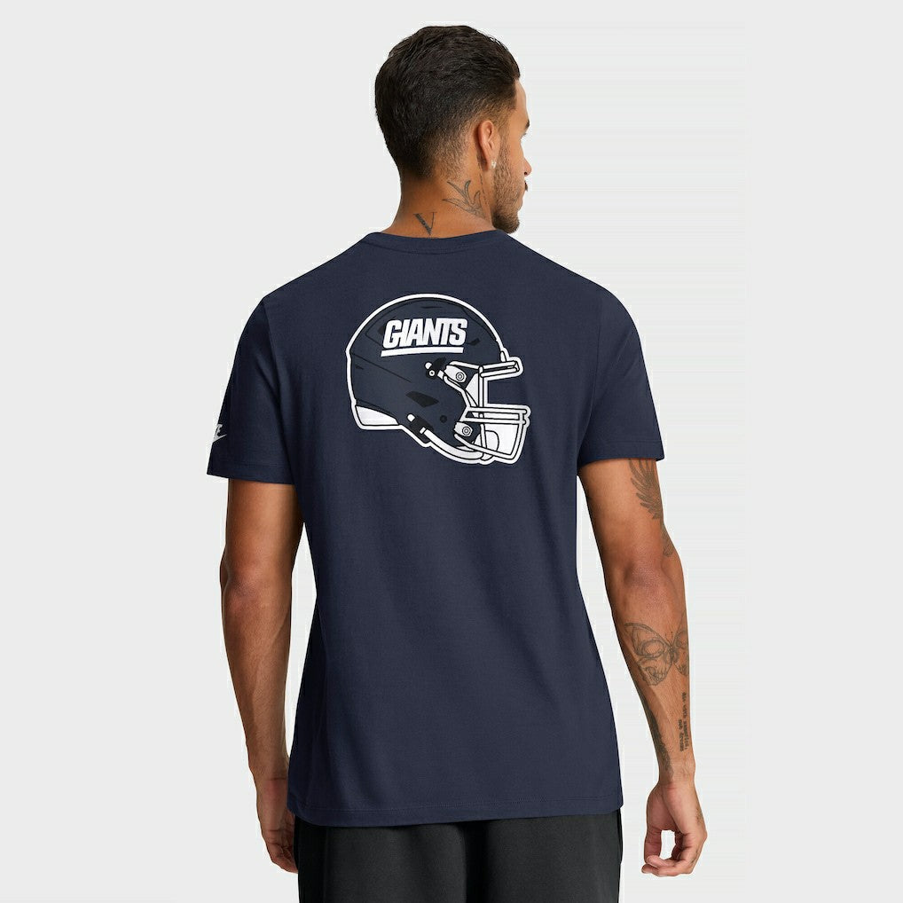 New York Giants Rewind Front and Back Hit Essential T-Shirt - Navy discount