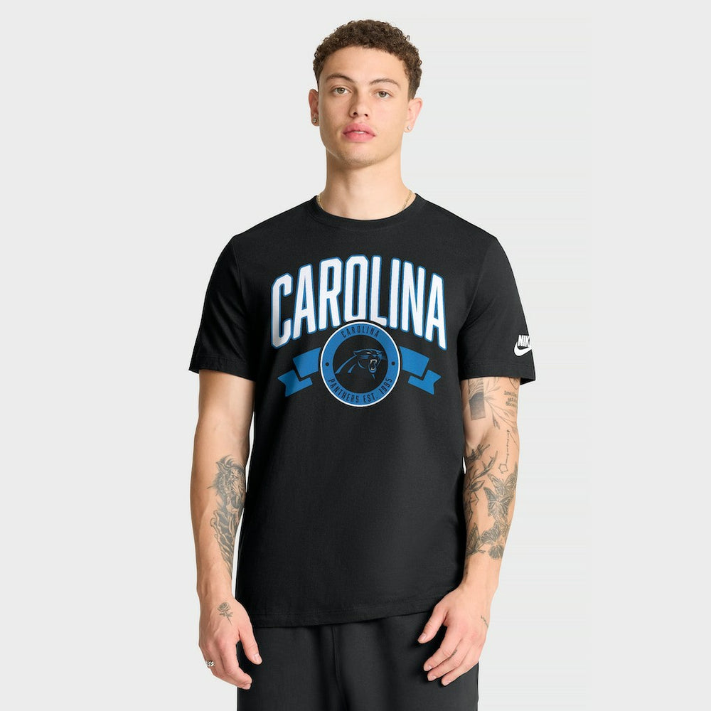 Carolina Panthers Rewind Front and Back Hit Essential T-Shirt - Black for sale