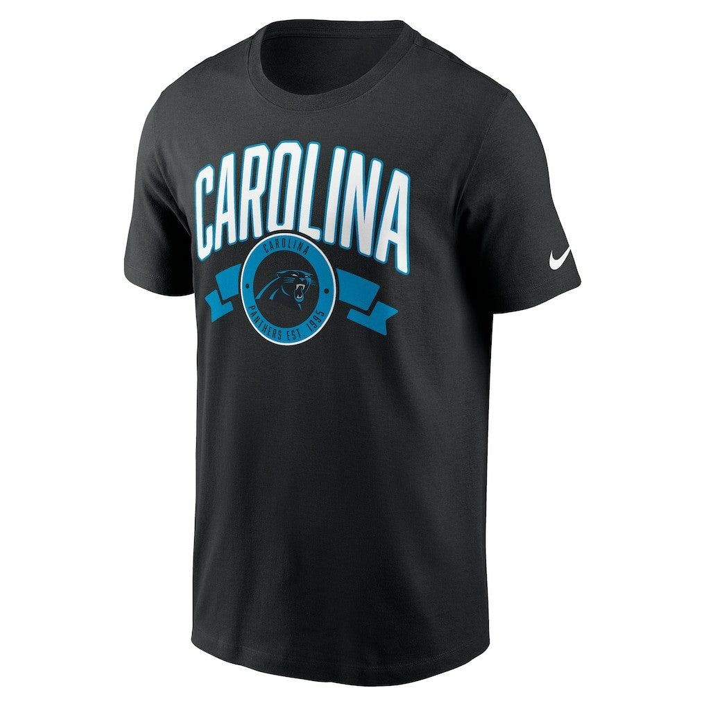 Carolina Panthers Rewind Front and Back Hit Essential T-Shirt - Black for sale