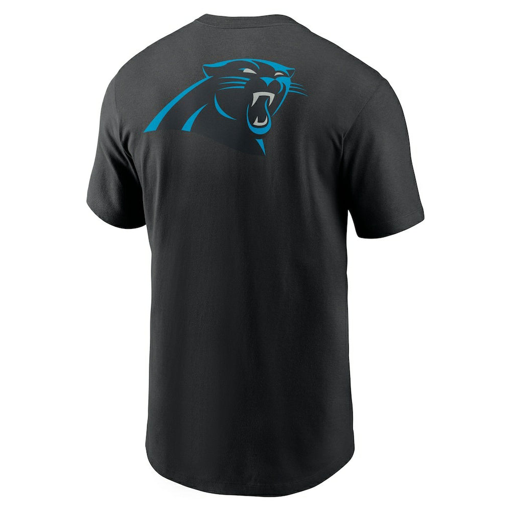 Carolina Panthers Rewind Front and Back Hit Essential T-Shirt - Black for sale