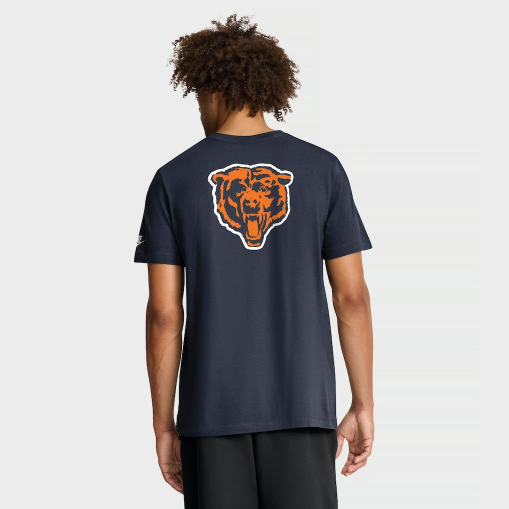 Chicago Bears Rewind Front and Back Hit Essential T-Shirt - Navy sale