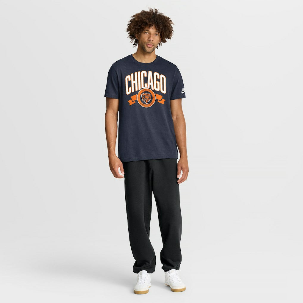 Chicago Bears Rewind Front and Back Hit Essential T-Shirt - Navy sale