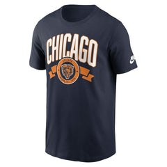 Chicago Bears Rewind Front and Back Hit Essential T-Shirt - Navy sale