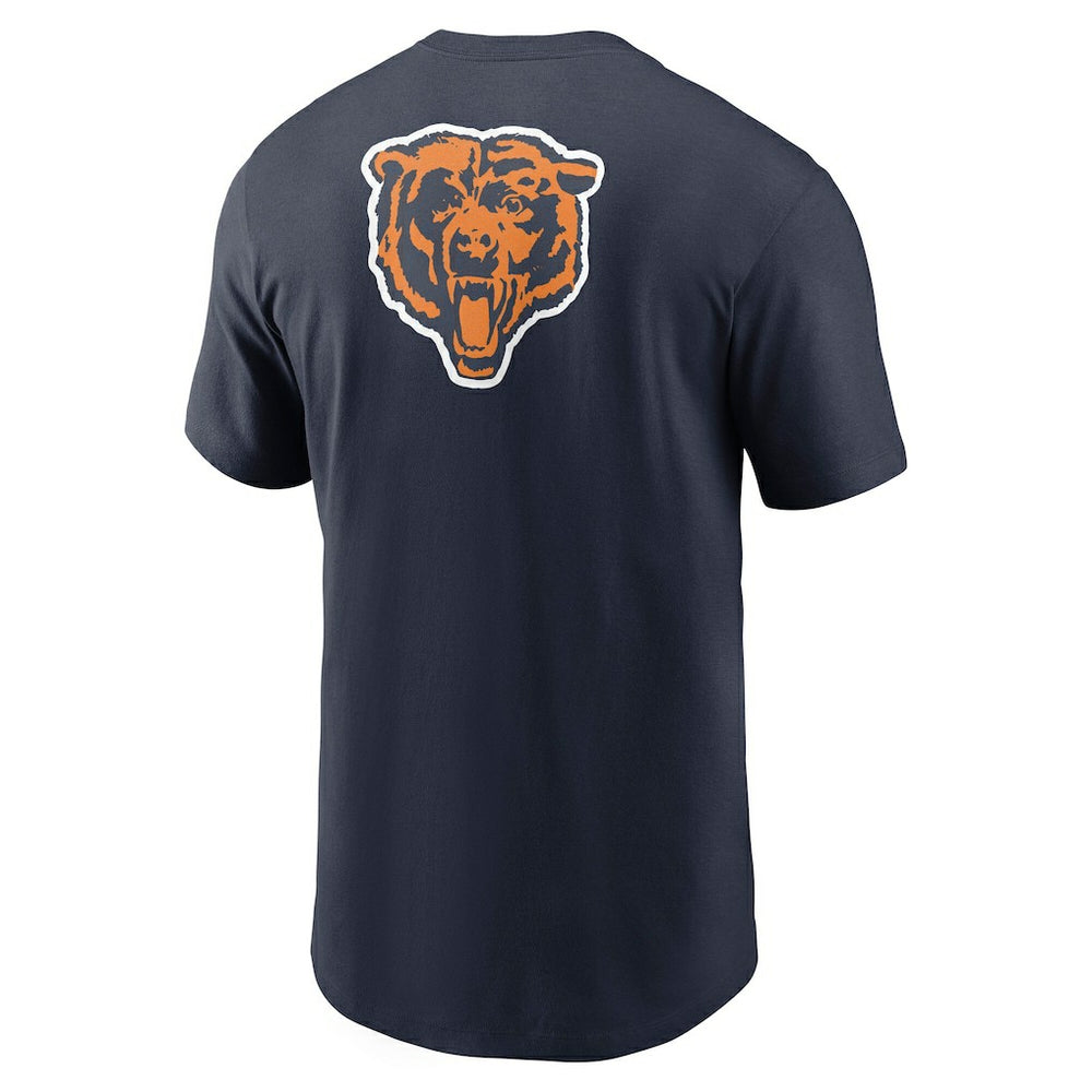 Chicago Bears Rewind Front and Back Hit Essential T-Shirt - Navy sale