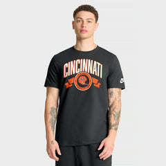 Cincinnati Bengals Rewind Front and Back Hit Essential T-Shirt - Black for sale
