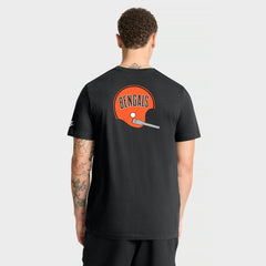 Cincinnati Bengals Rewind Front and Back Hit Essential T-Shirt - Black for sale