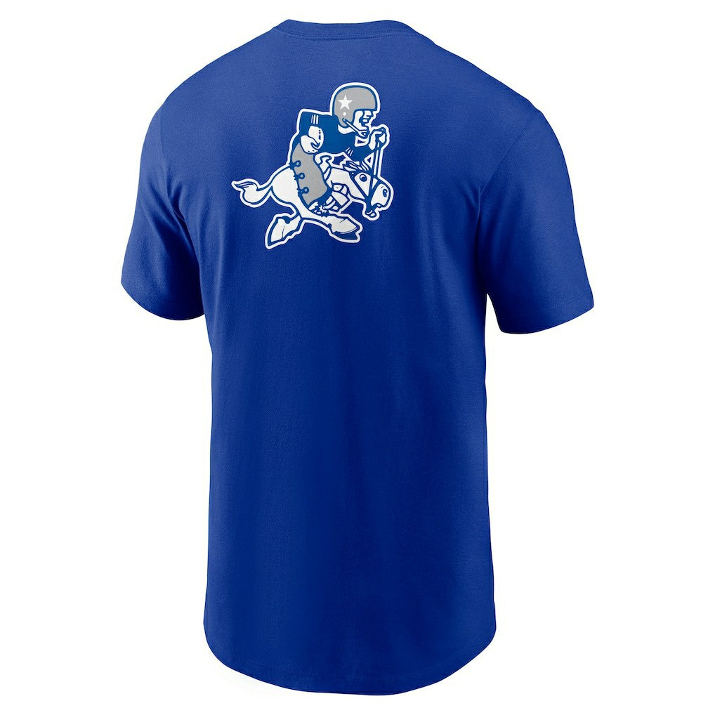 Dallas Cowboys Rewind Front and Back Hit Essential T-Shirt - Royal for sale