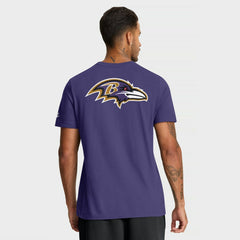 Baltimore Ravens Rewind Front and Back Hit Essential T-Shirt - Purple on sale