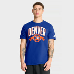 Denver Broncos Rewind Front and Back Hit Essential T-Shirt - Royal outlet