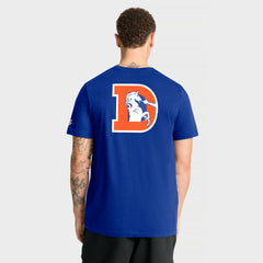 Denver Broncos Rewind Front and Back Hit Essential T-Shirt - Royal outlet
