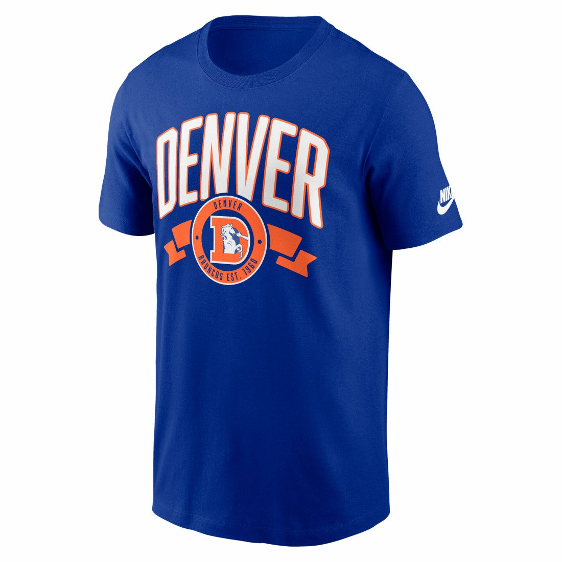 Denver Broncos Rewind Front and Back Hit Essential T-Shirt - Royal outlet
