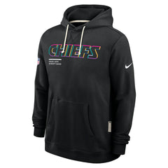 Kansas City Chiefs Tall 2025 NFL Crucial Catch Sideline Standard Issue Dri-FIT Hoodie - Black cheap