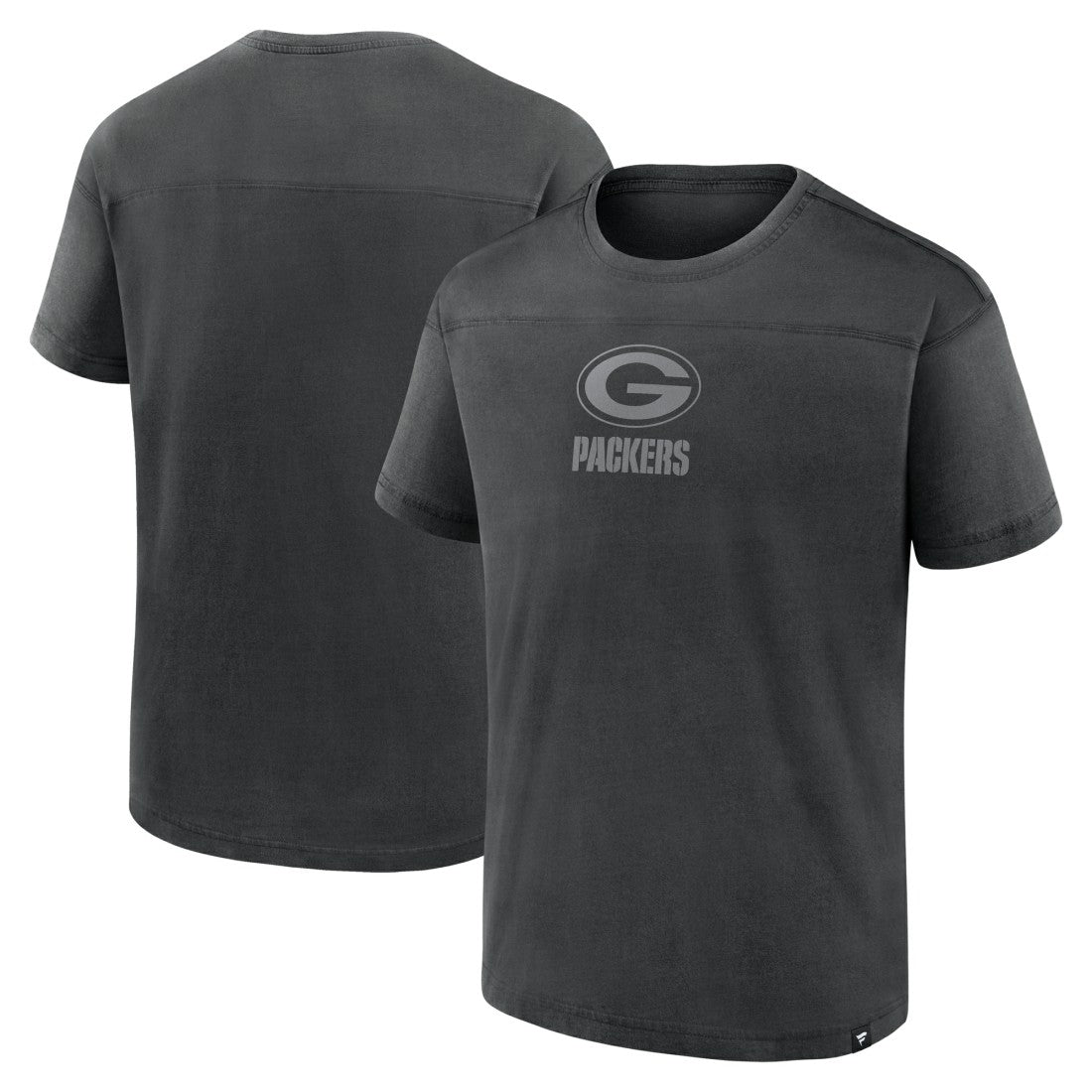 Green Bay Packers Mini Tonal T-Shirt - Black sale