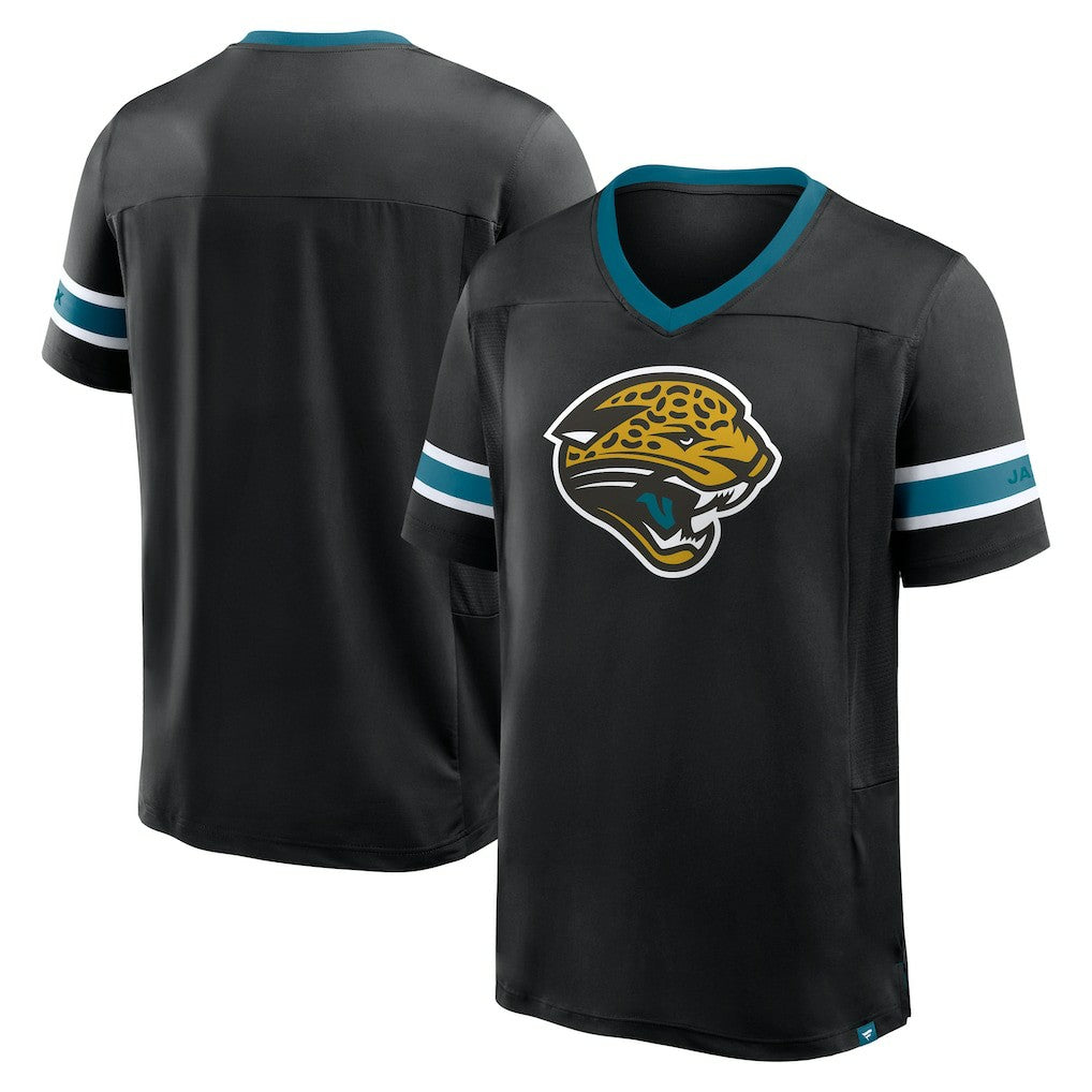 Jacksonville Jaguars Hometown Premium Hashmark V-Neck T-Shirt - Black sale