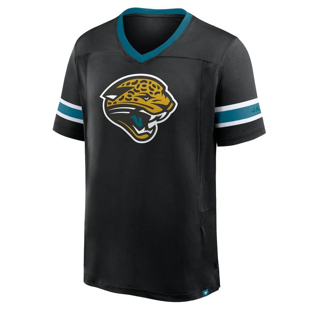 Jacksonville Jaguars Hometown Premium Hashmark V-Neck T-Shirt - Black sale