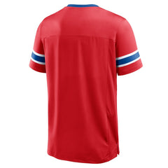 New England Patriots Hometown Premium Hashmark V-Neck T-Shirt - Red discount