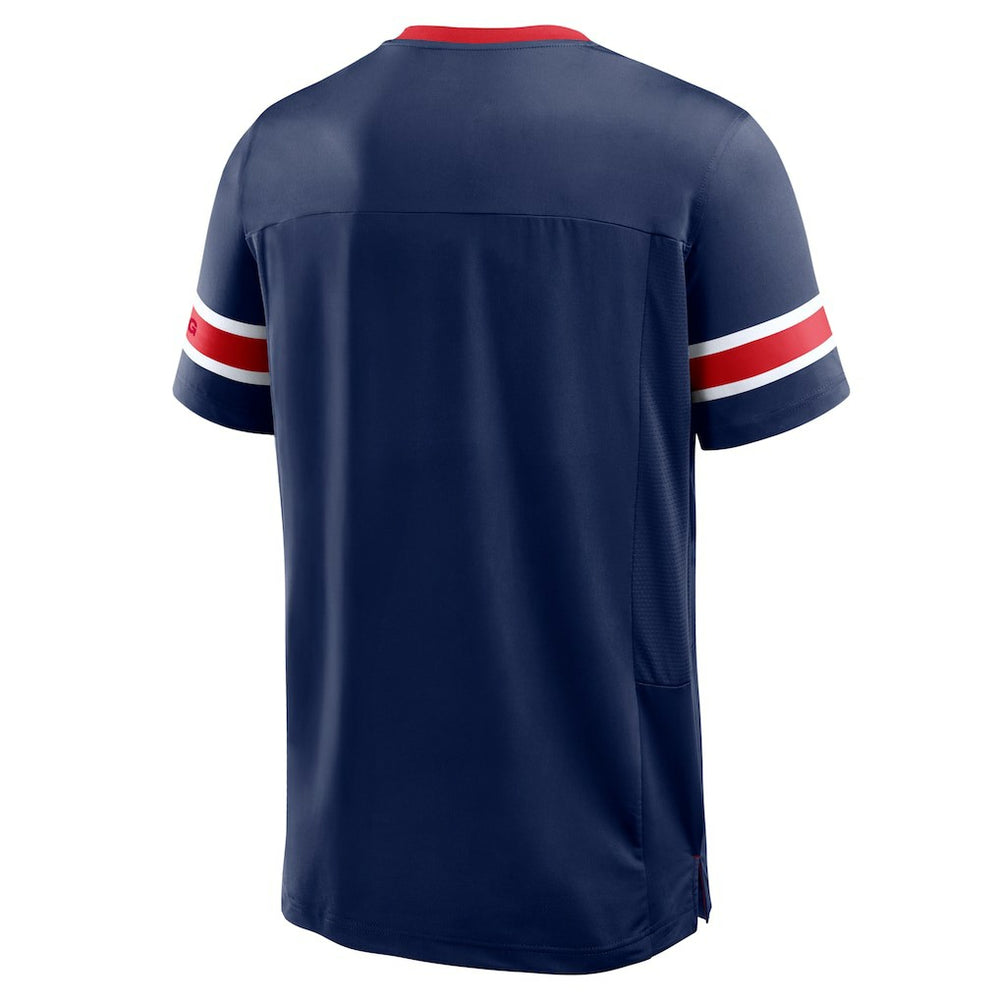 New York Giants Hometown Premium Hashmark V-Neck T-Shirt - Navy cheap
