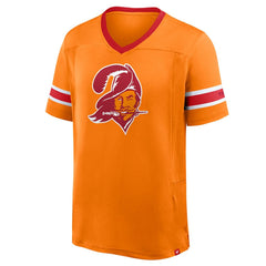 Tampa Bay Buccaneers Hometown Premium Hashmark V-Neck T-Shirt - Orange online