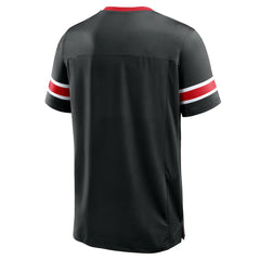 Atlanta Falcons Hometown Premium Hashmark V-Neck T-Shirt - Black for sale