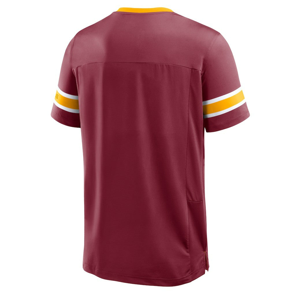 Washington Commanders Hometown Premium Hashmark V-Neck T-Shirt - Burgundy outlet