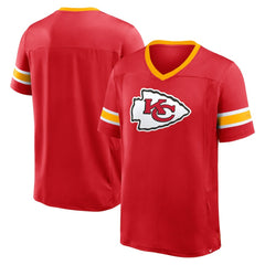 Kansas City Chiefs Hometown Premium Hashmark V-Neck T-Shirt - Red cheap